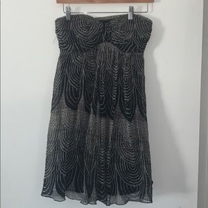 Black and Cream Cocktail dress